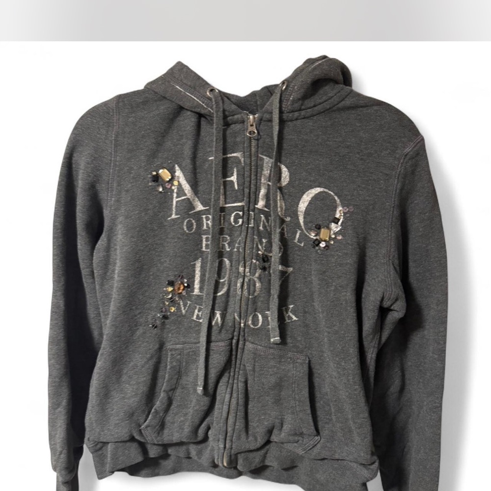 Aeropostale Dark Gray Hoodie
